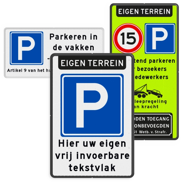 verkeersborden-parkeren-toegestaan-eigen-terrein-traffictotaal